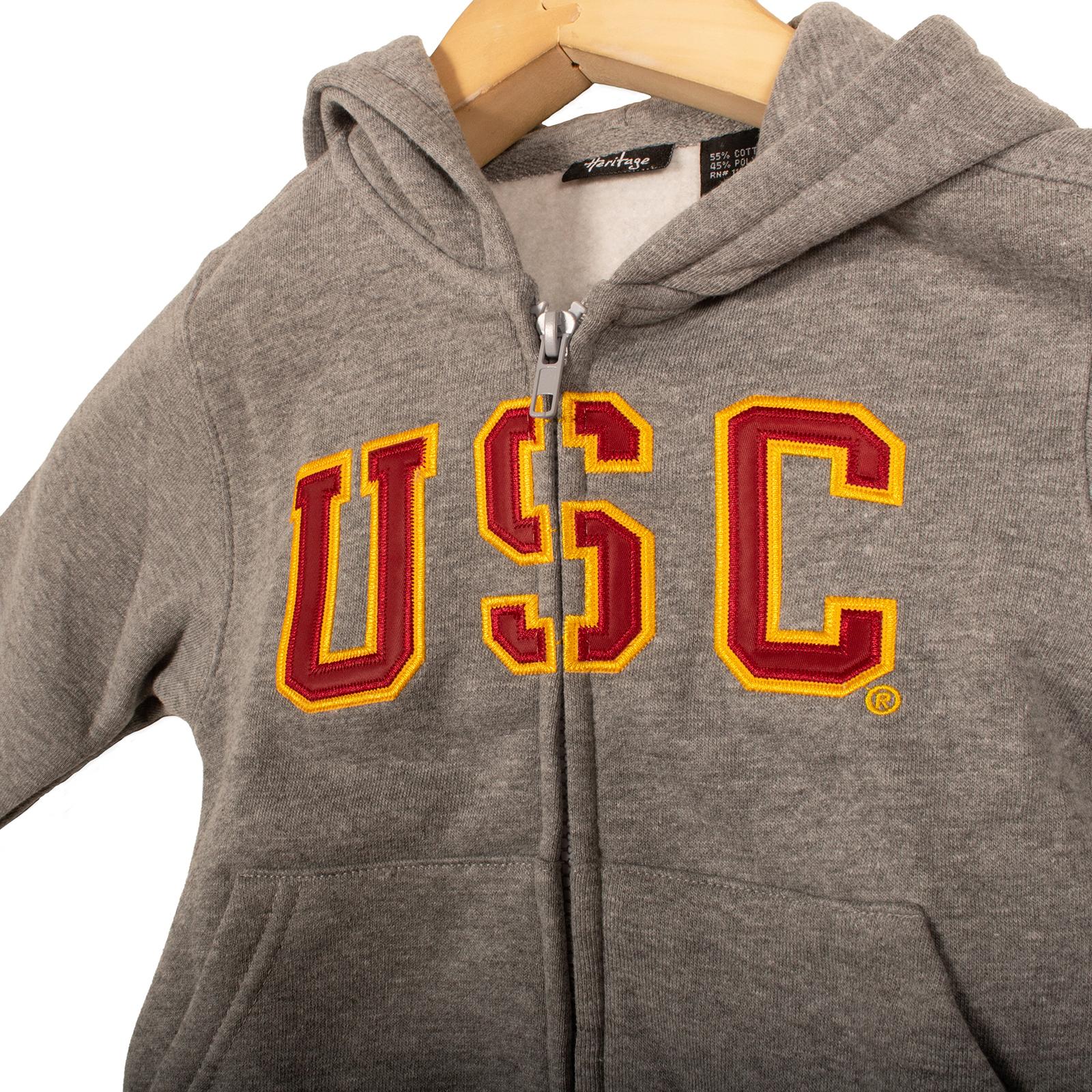 USC Trojans Toddler Heritage Full Zip Hoodie USC Bookstores